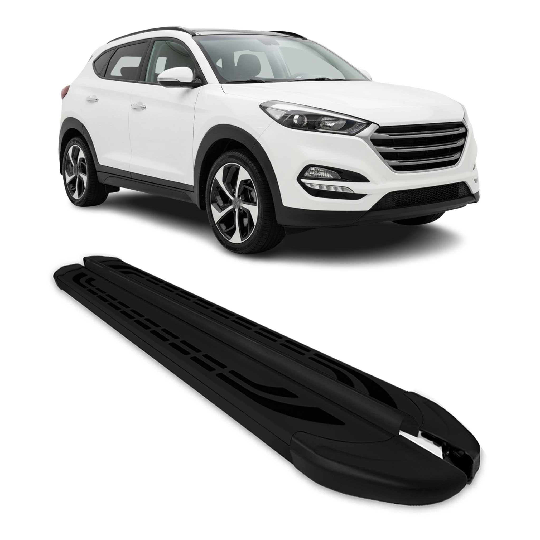 2015-2020 Hyundai Tucson Nerf Bar Side Step Running Boards Alu 2x