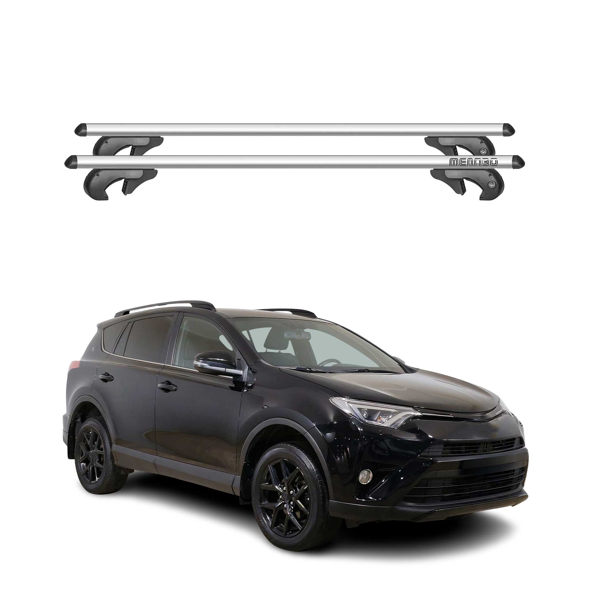 2019-2025 Toyota RAV4 Roof Rack Cross Bars Silver