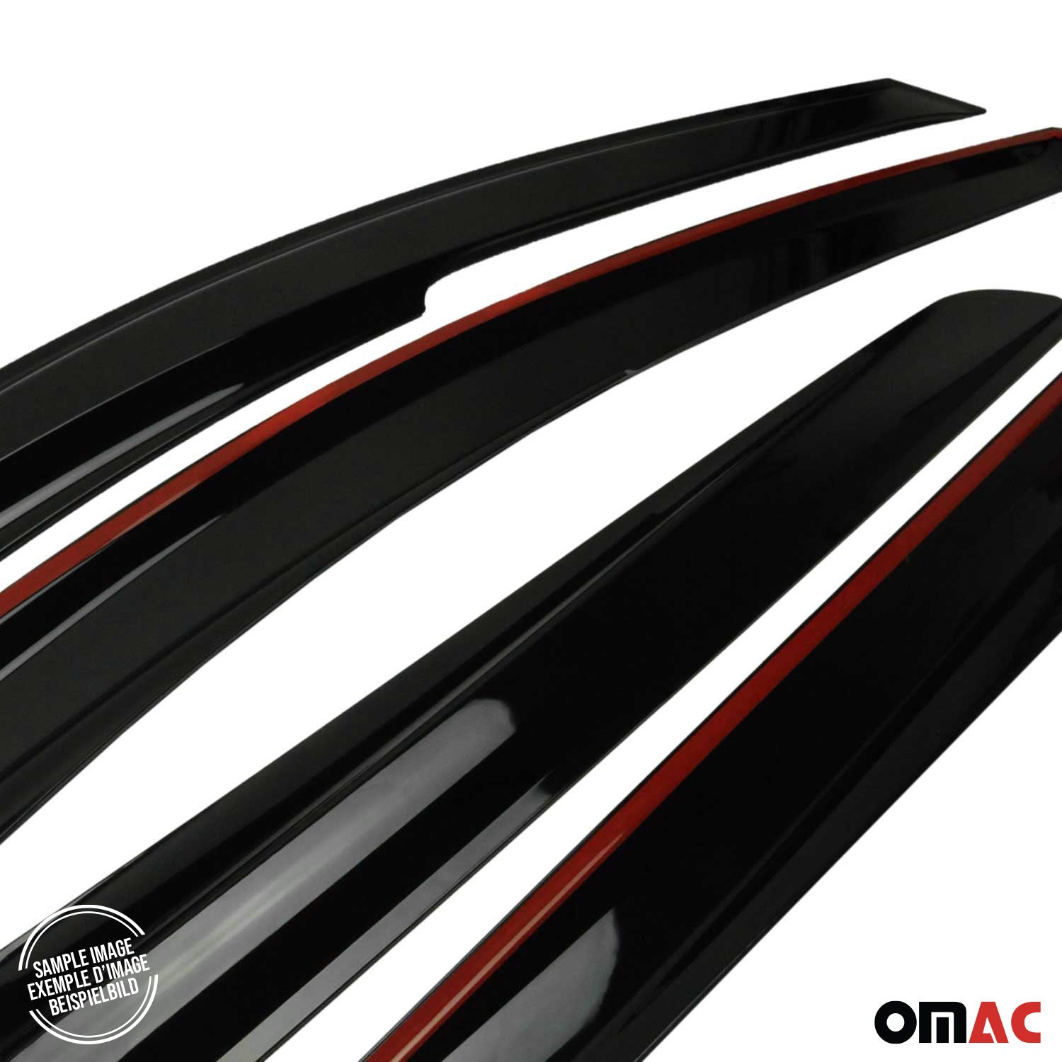 2003-2021 VW T5 T6 Transporter Window Visor Vent Rain Deflector 4Pcs Smoke