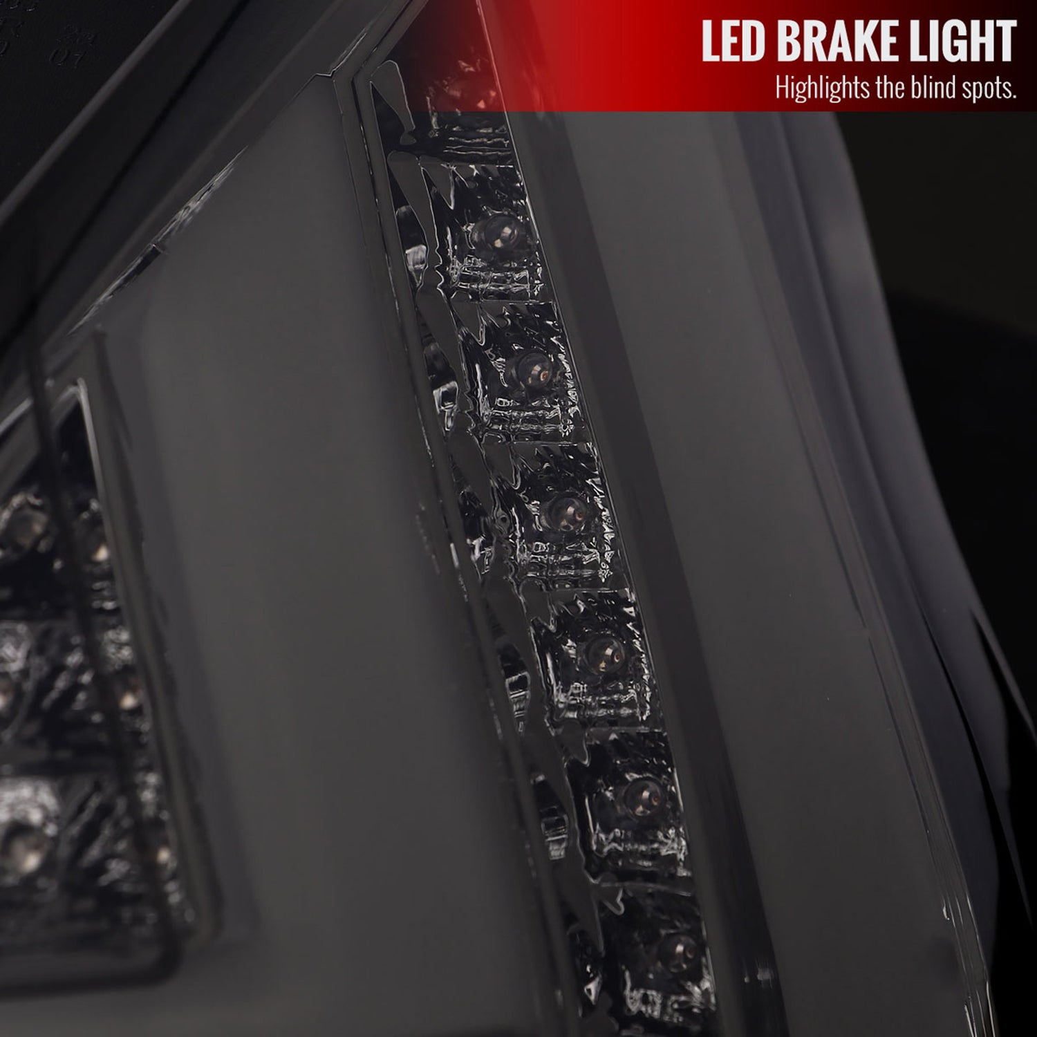 2014-2019 Ford Fiesta Hatchback LED Bar Tail Lights Chrome/Smoke Lens