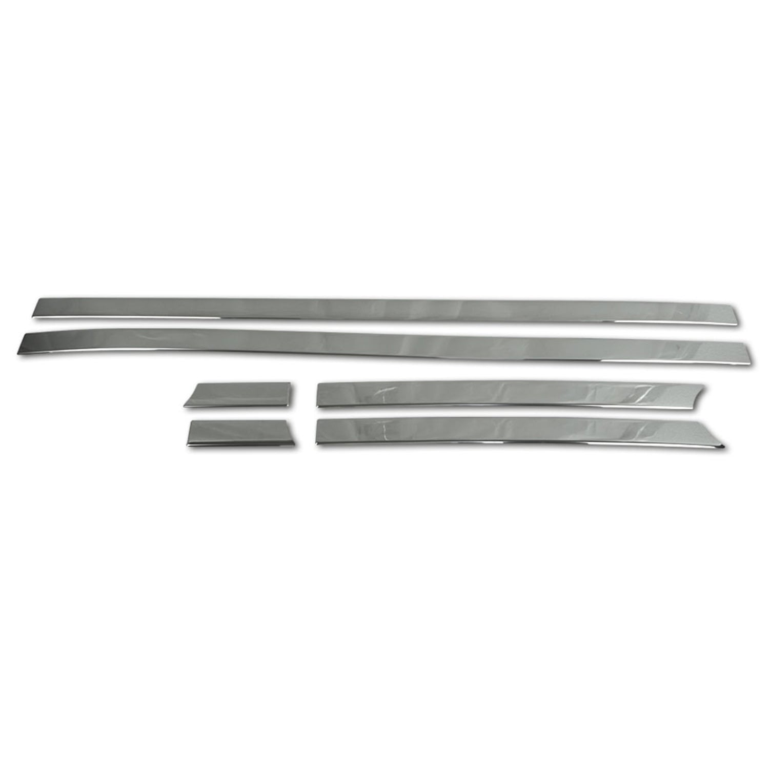 2006-2009 Land Rover Range Rover Sport Side Door Molding Trim Stainless Steel Silver