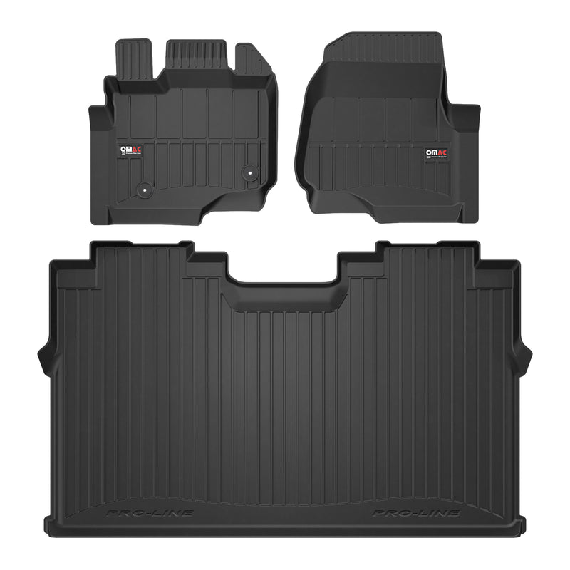 2015-2024 Ford F-150 Lightning /F-150 Raptor /F-150 Super Crew Premium Floor Mats Liners Full Set All Weather Heavy Duty