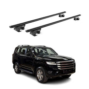 Roof Rack Cross Bars Luggage Carrier for Toyota Land Cruiser 2024-2026 Black 2x