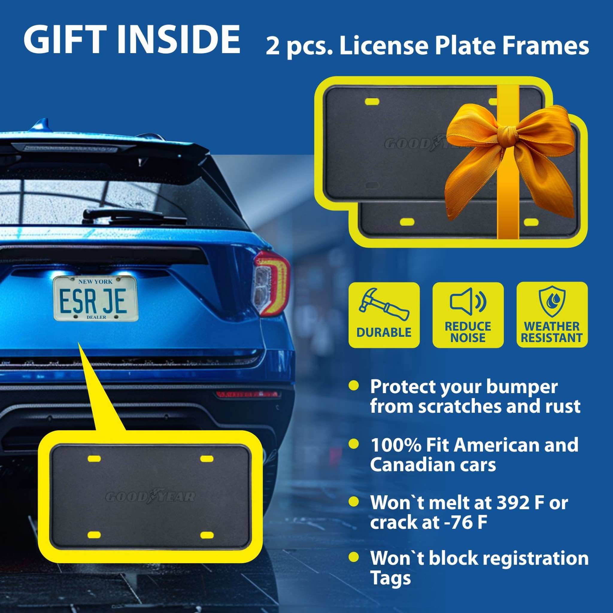 Goodyear Wind Deflectors for Subaru Forester 2025-2026 Premium Smoke 4Pcs