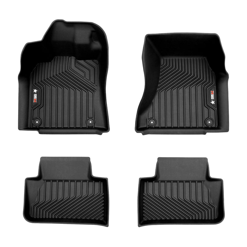 2015-2025 Porsche Macan Premium Floor Mats Liners First and Second Row Set Black