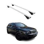 2001-2005 Audi A4 Wagon Roof Rack Cross Bars Silver