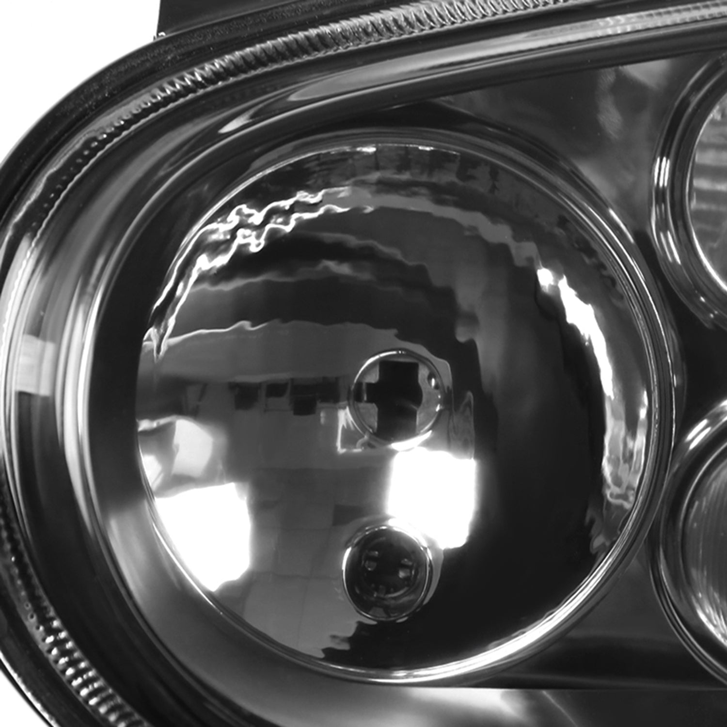 1999-2006 VW Golf Mk4 GTI/R32 Cabrio Factory Style Headlights Matt Black/Clear