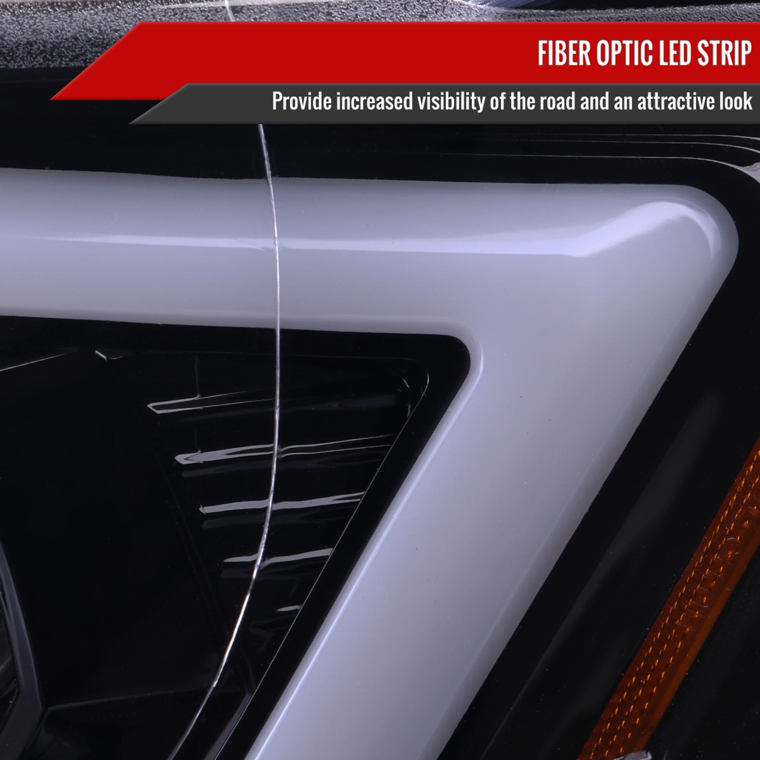 2006-2007 Subaru Impreza WRX STI LED Bar Signal Projector Headlights Smoke