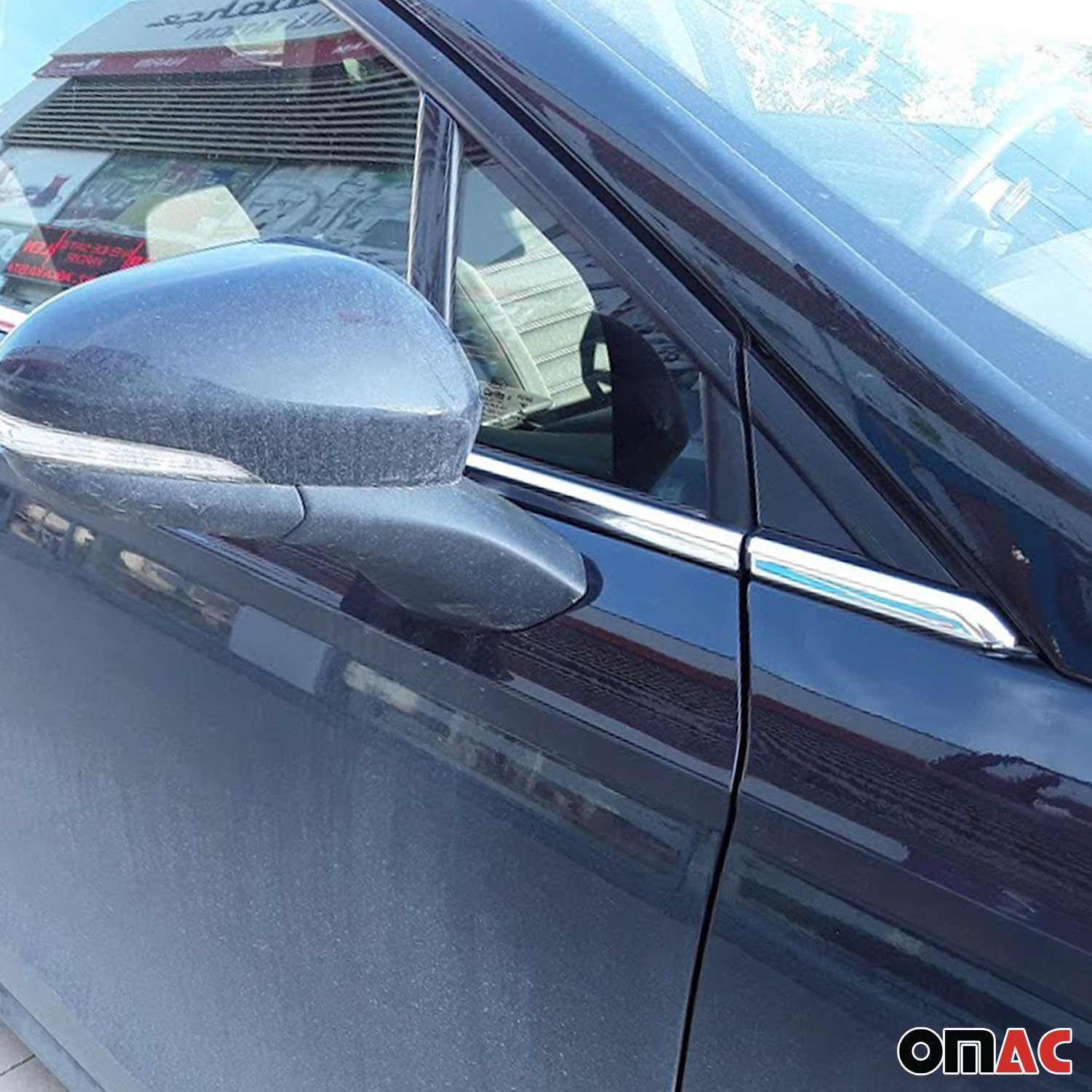 2013-2020 Ford Fusion Sedan Window Molding Trim Streamer Stainless Steel