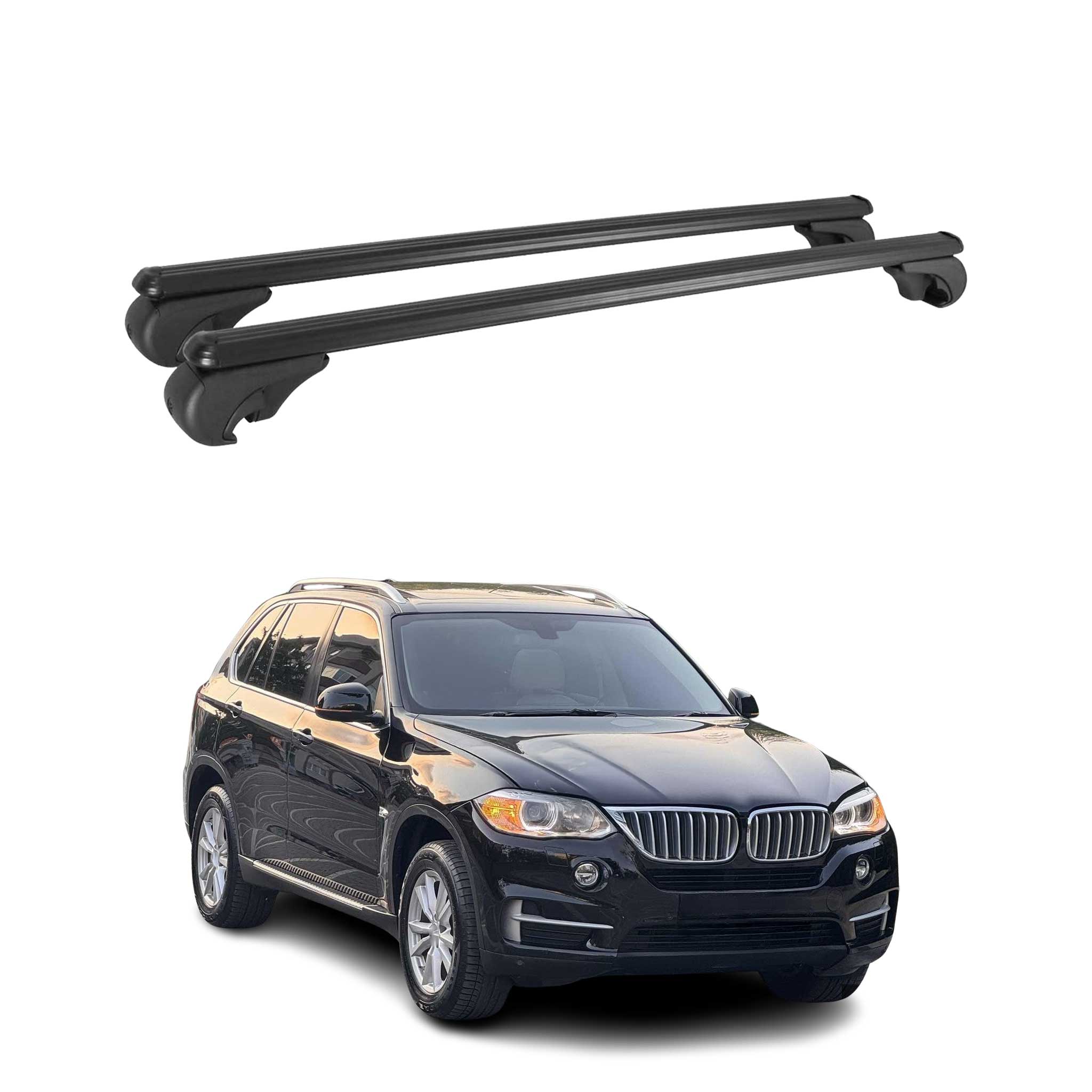 2014-2018 BMW X5 F15 F85 Roof Rack Cross Bars Black