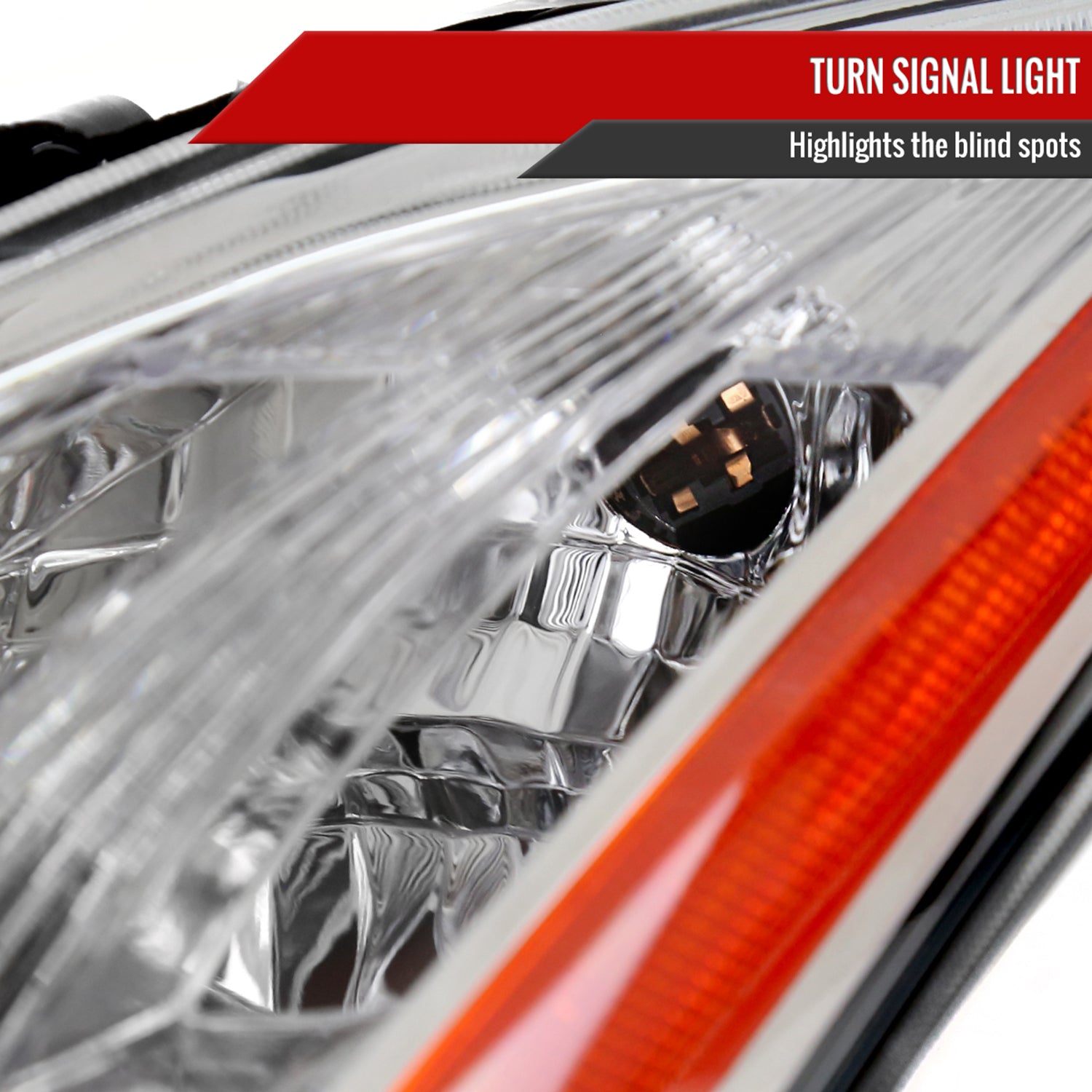 2008-2013 Infiniti G37/2014-2015 Q60 Factory Style Projector Headlights Chrome