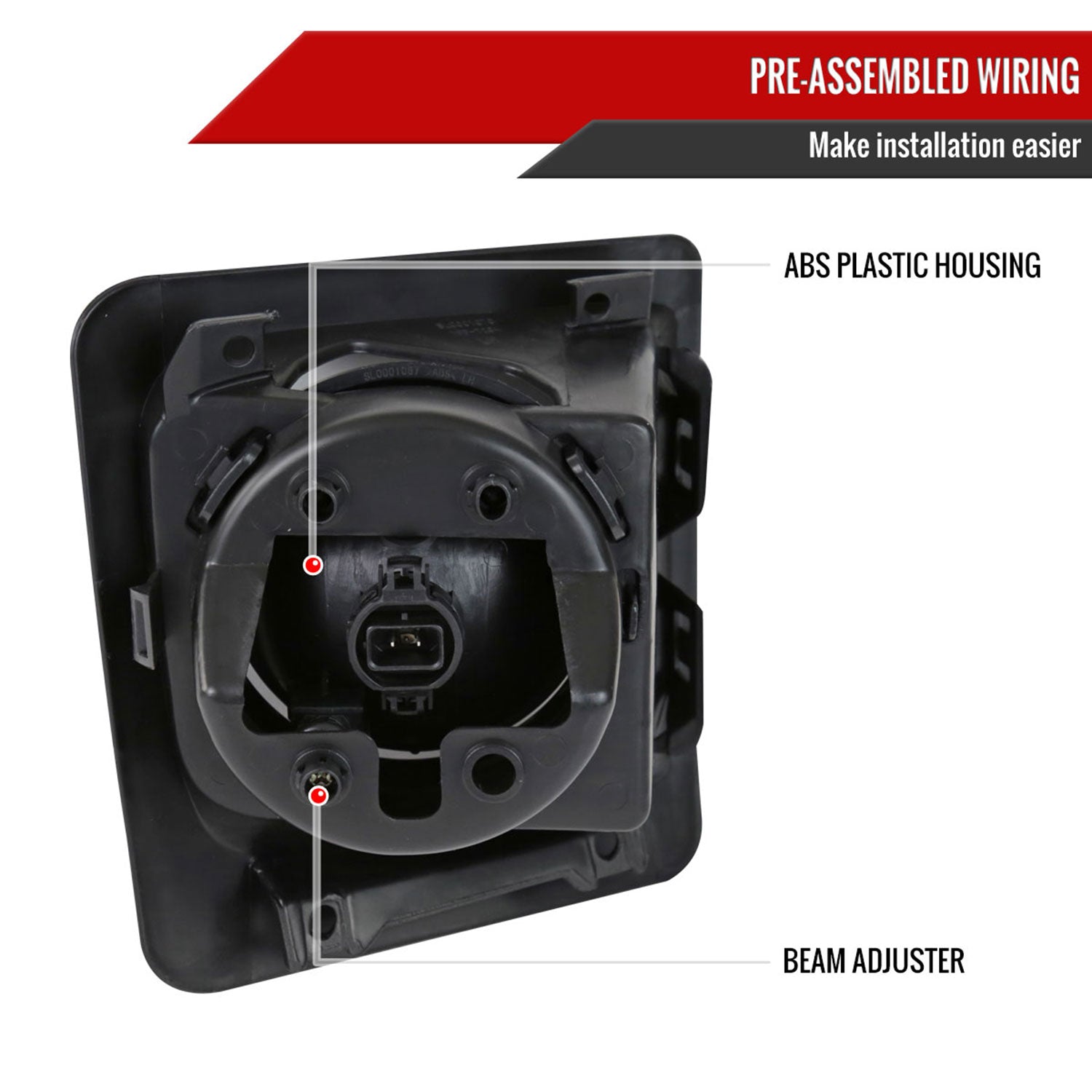 2014-2015 GMC Sierra 1500 H3 Fog Lights Chrome Housing/Clear Lens