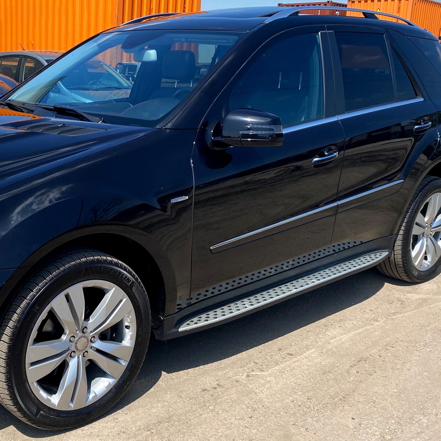 2006-2011 Mercedes Benz W164 ML Class Aluminum Side Step Nerf Bars