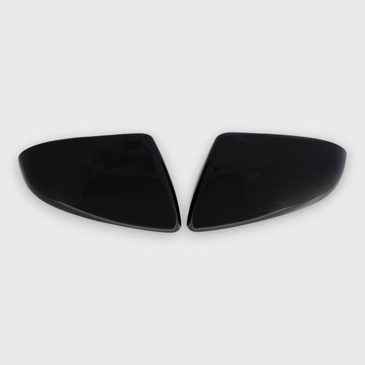 2016-2021 Hyundai Elantra Mirror Cover Caps Gloss Black 2Pcs ABS Plastic