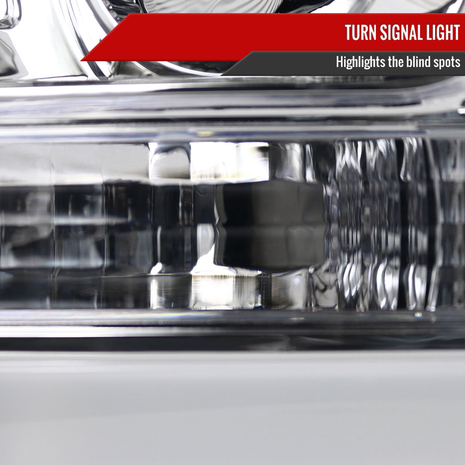 2011-2016 F-250/F-350/F-450/F-550 LED C-Bar Projector Headlights Chrome/Clear