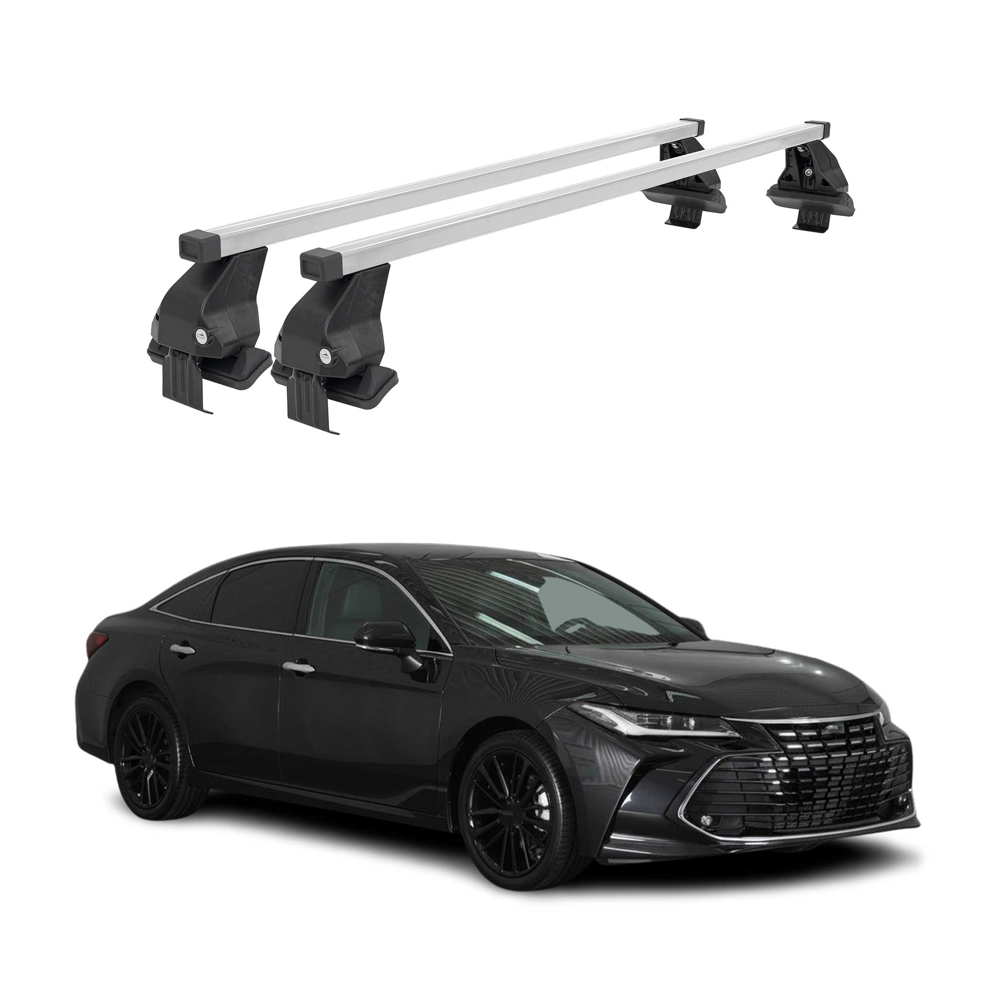 2019-2022 Toyota Avalon Roof Rack Cross Bars Silver