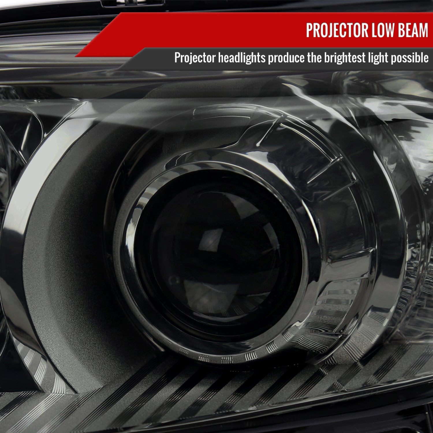 2011-2020 Toyota Sienna Projector Headlights Chrome Housing/Smoke Lens