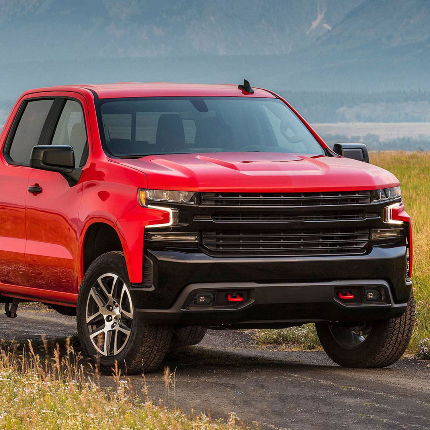 2019-2022 Chevy Silverado 1500/2500HD/3500HD LED Fog Lights Kit Matt Black