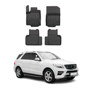 2012-2015 Mercedes ML Class W166 Premium Floor Mats Liners Full Set All Weather Heavy Duty Black
