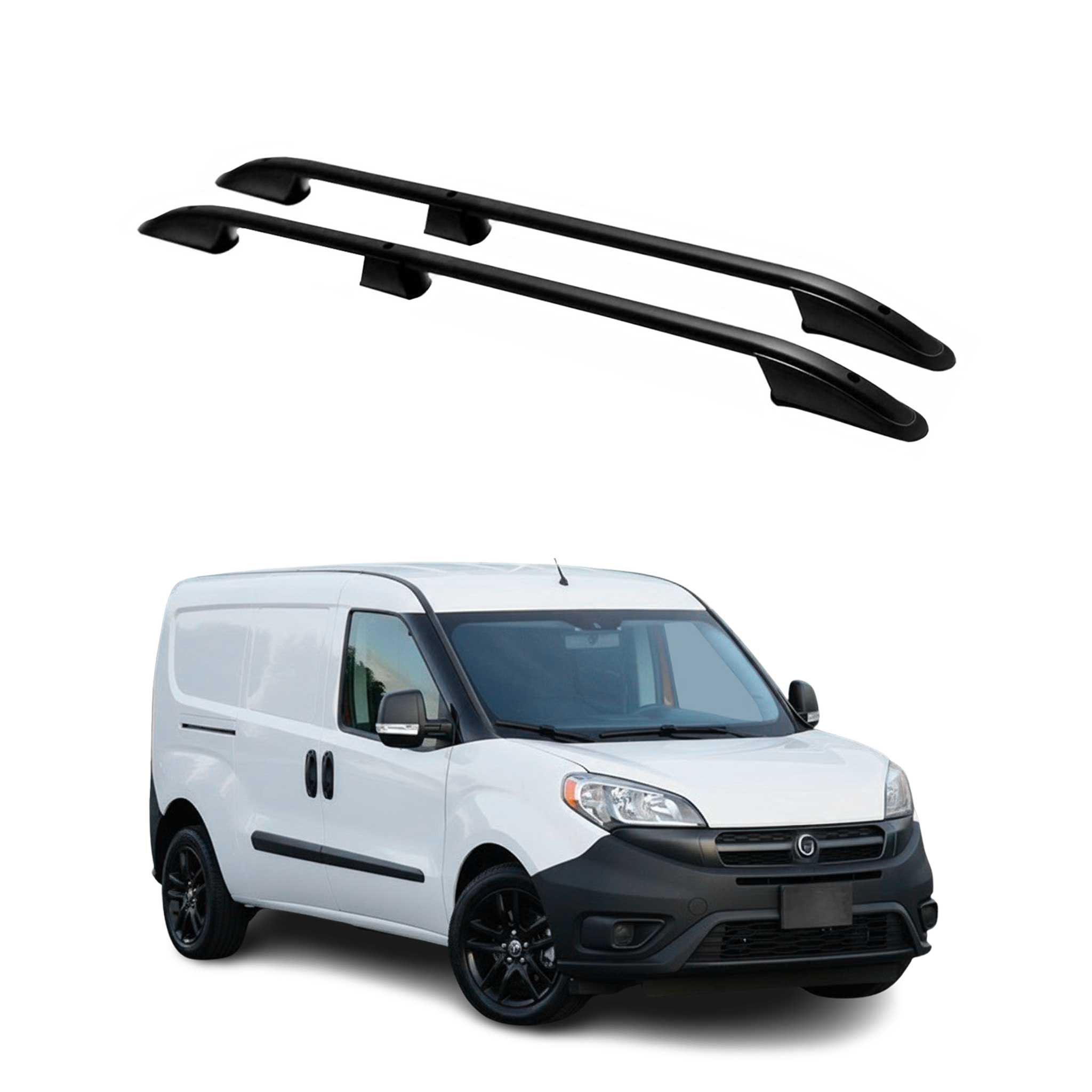 2015-2022 RAM Promaster City L2 Long Roof Rack Rails Side Rails Black