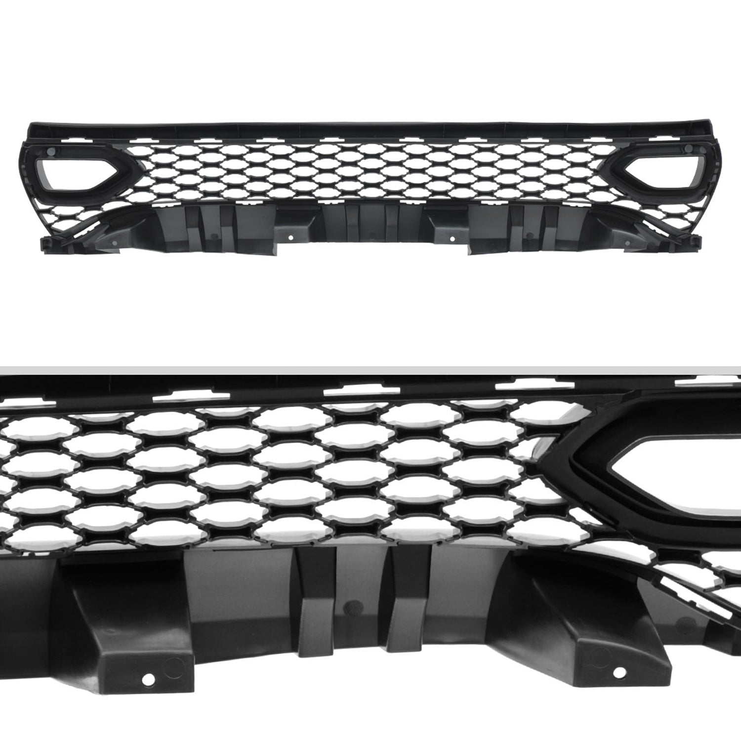 2015-2022 Dodge Charger SRT/RT/GT/ Black Dual Snorkel Front Upper Grille