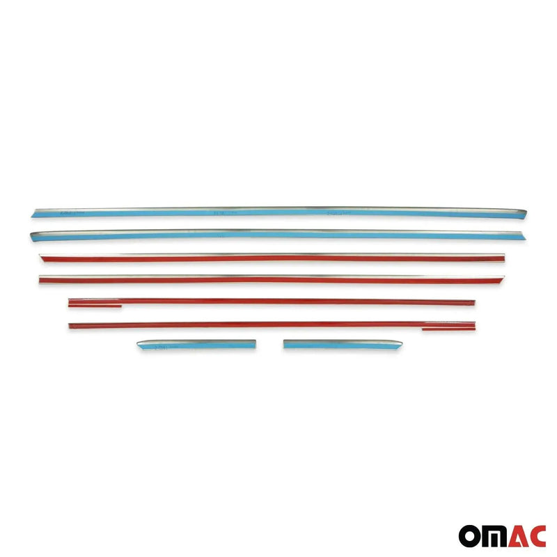 Window Molding Trim Streamer for Mercedes Metris 2016-2024 Stainless Steel 8x - OMAC USA