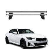 Top Roof Racks Cross Bars fits BMW 4 Series G26 Gran Coupé 2021-2025 2Pcs Gray