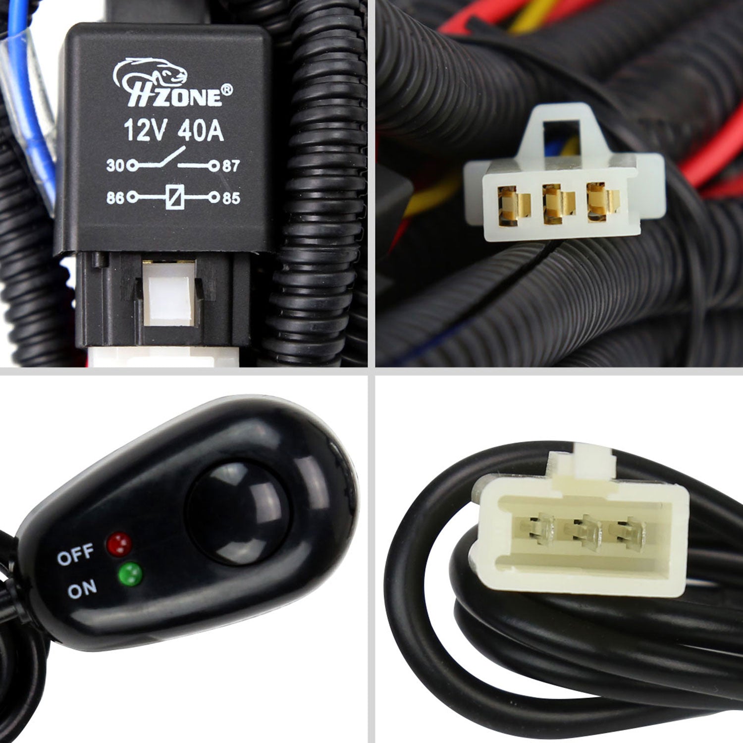 2015-2020 Chevy Tahoe/Suburban H8 Fog Lights Kit Chrome Housing/Clear Lens