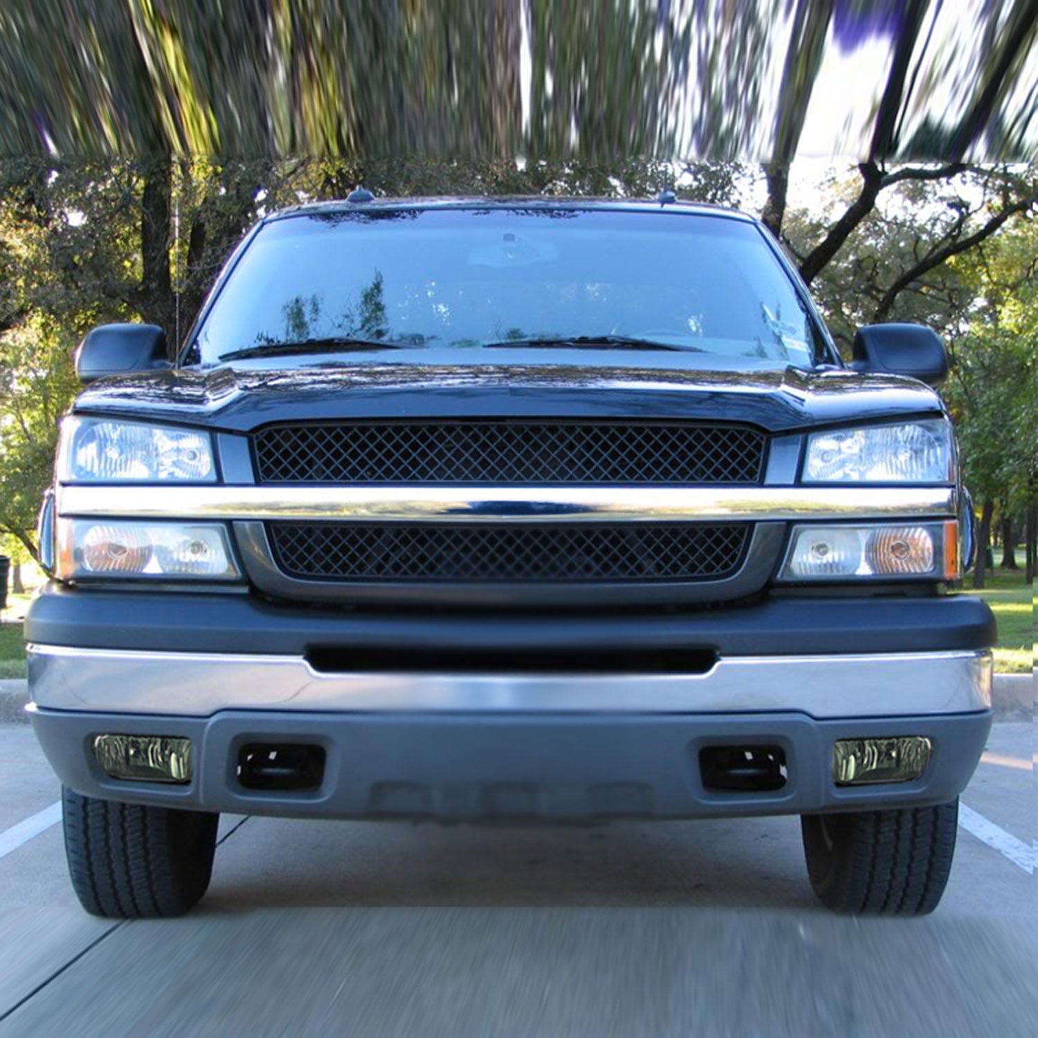 2002-2007 Chevy Silverado/Avalanche H10 Fog Lights Wiring Kit Chrome/Smoke