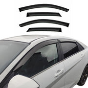 2017-2020 Hyundai Elantra Window Visor Vent Rain Deflector 4Pcs Smoke