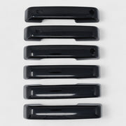 2023-2024 Ford F-250/350/450/550 Door Handle Cover Gloss Black 6Pcs ABS Plastic