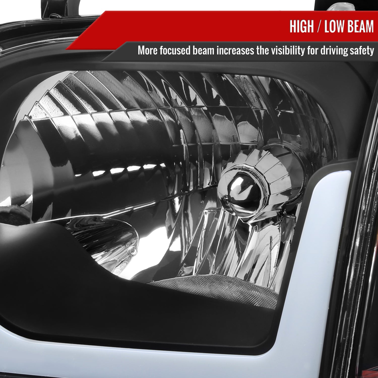 2005-2006 Toyota Tundra/05-2007 Sequoia LED Bar Factory Headlights Corner Lamps