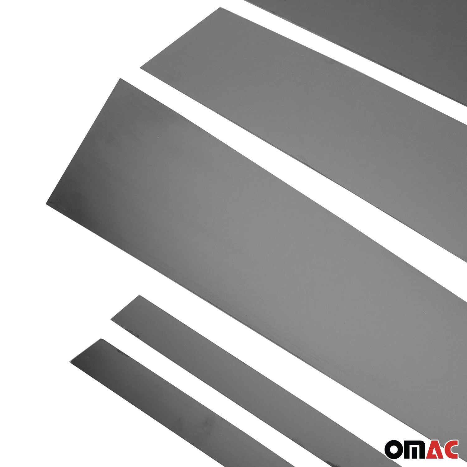 2013-2022 Buick Encore Window B Pillar Posts Door Trim Cover Stainless Steel Dark 6x