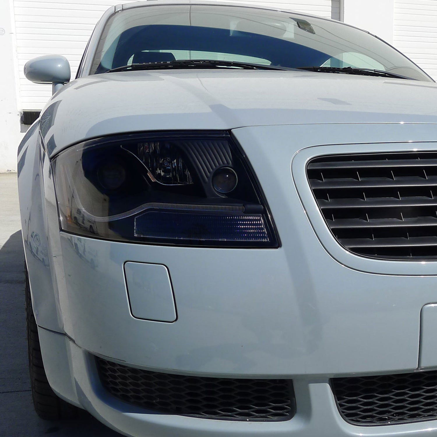 1999-2006 Audi TT LED Bar Projector Headlights Black Housing/Smoke Lens