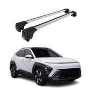 2024-2026 Hyundai Kona Roof Rack Cross Bars Silver