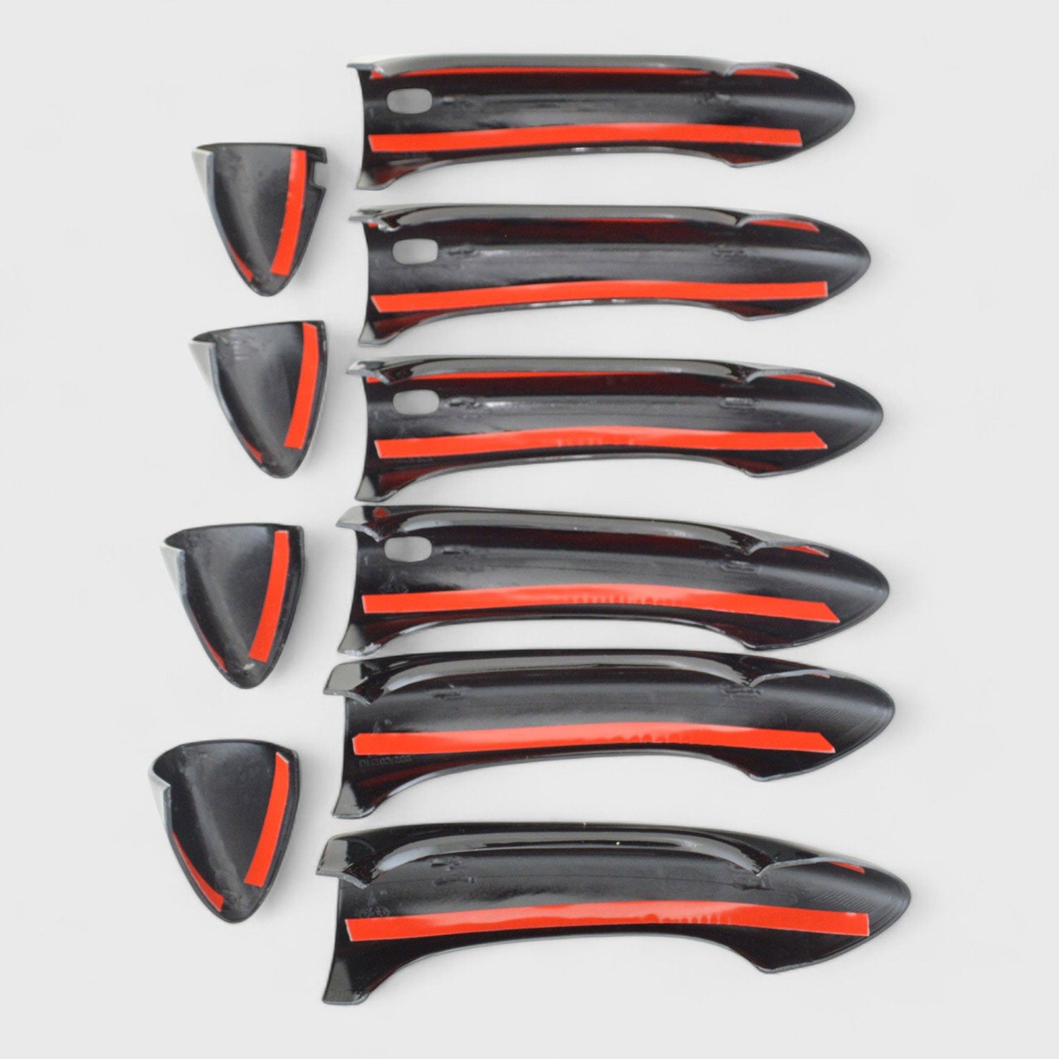 2016-2020 Chevrolet Cruze Door Handle Cover Gloss Black 10Pcs ABS Plastic