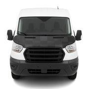 2015-2025 Ford Transit Car Bonnet Mask Hood Bra Black Full Cover Chequered