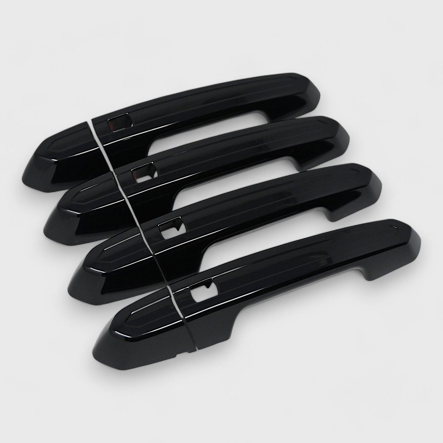 2017-2025 Cadillac XT5 Door Handle Cover Gloss Black 8Pcs ABS Plastic