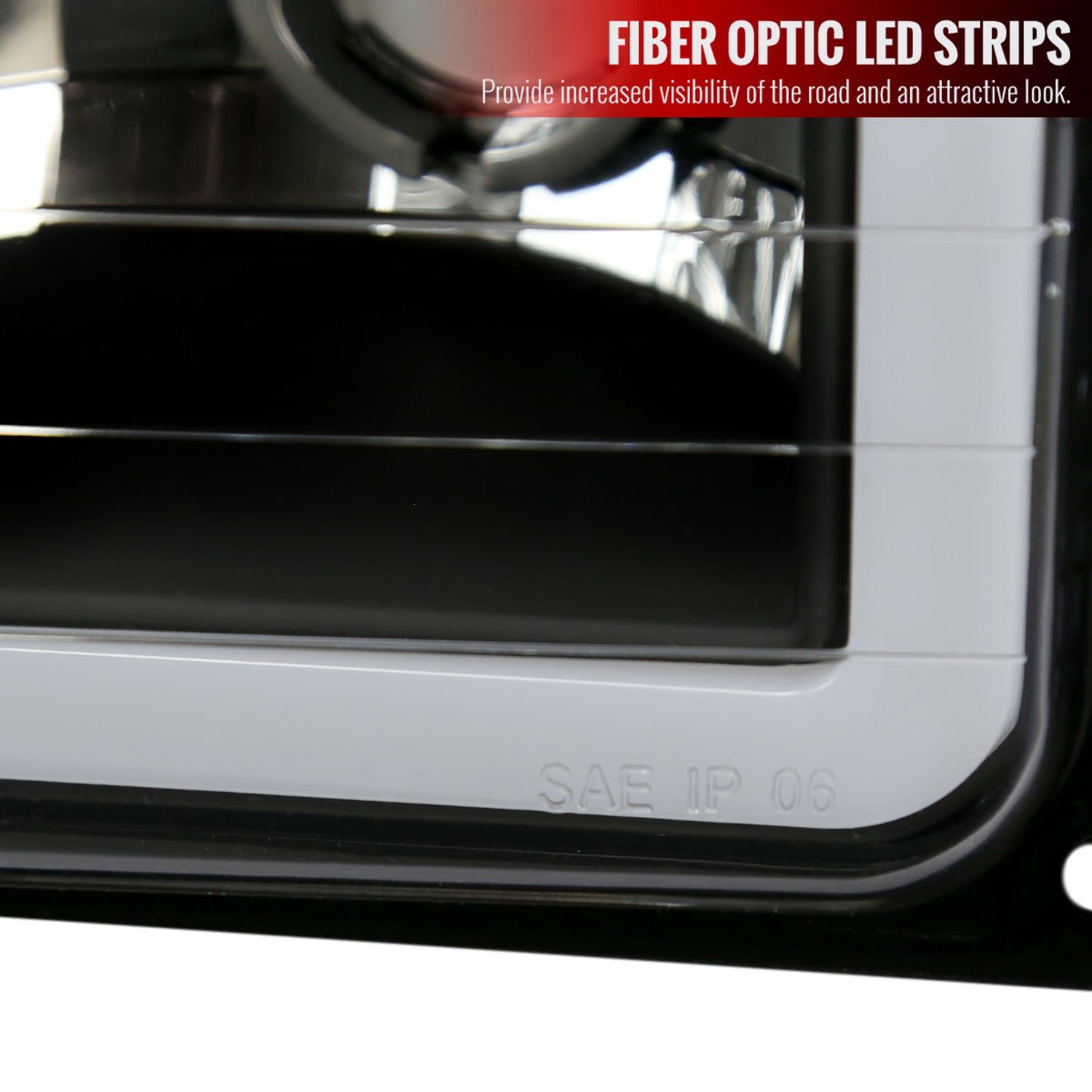 1994-1998 Chevy Silverado/Tahoe/Suburban/C10 Headlights LED Lights Black