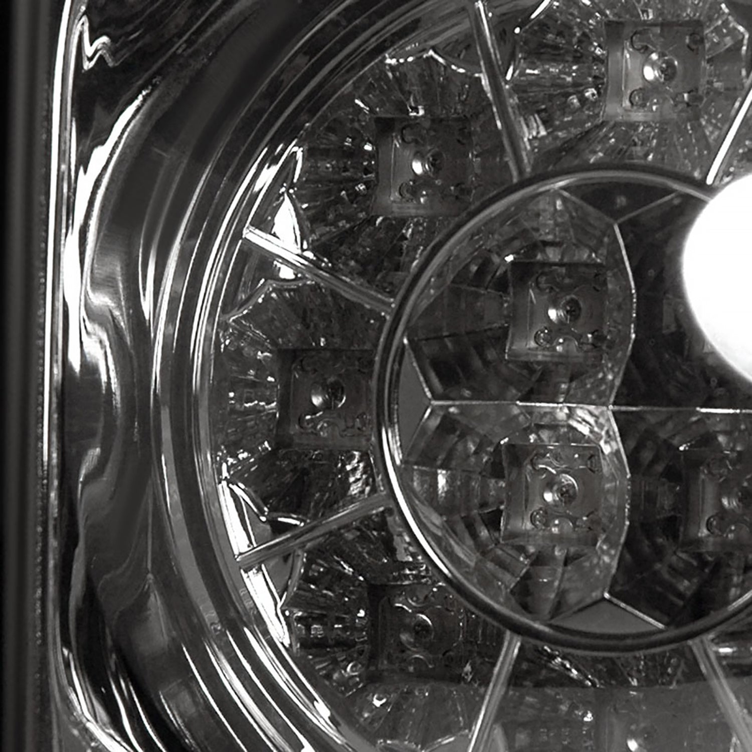 1995-2004 Chevy Blazer/ GMC Jimmy/Envoy Bravada LED Tail Lights Chrome/Smoke