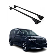 2014-2019 Ford Transit Connect Roof Rack Cross Bars Black