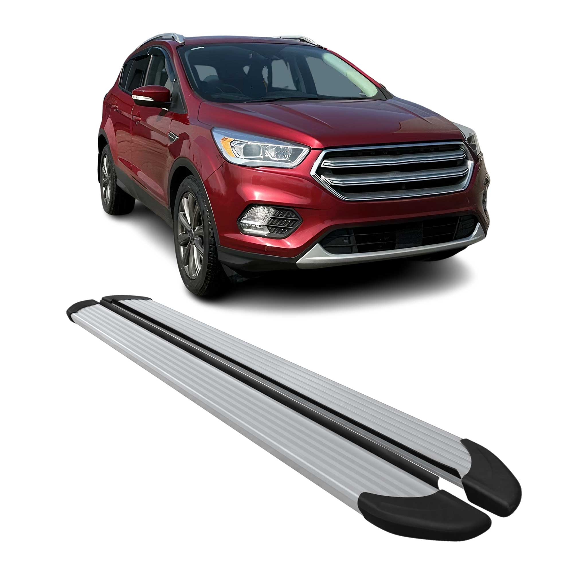 2013-2025 Ford Escape Nerf Bar Side Step Running Boards Alu 2x