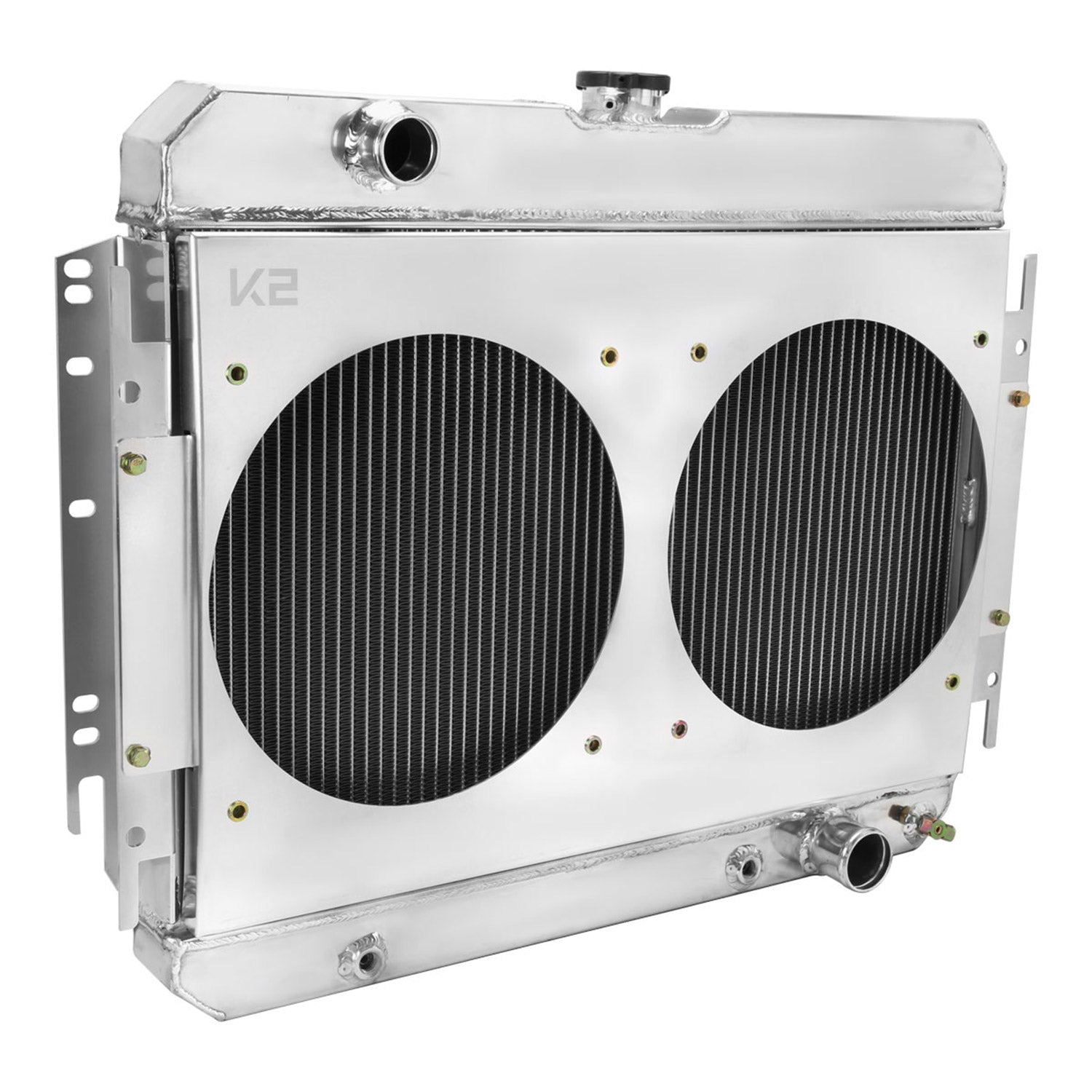 1963-1968 Chevy Impala / Bel Air/ Chevelle 3Row Radiator w Dual Fan Shroud