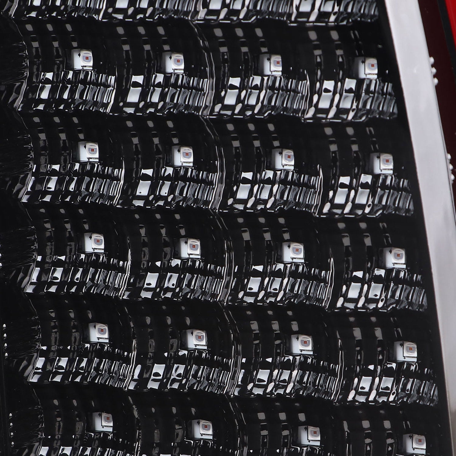 2007-2013 GMC Sierra 1500 2500HD 3500HD C-Bar LED Tail Lights Jet Black