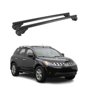 Roof Rack Cross Bars Luggage Carrier for Nissan Murano 2003-2007 TÜV Black 2 Pcs