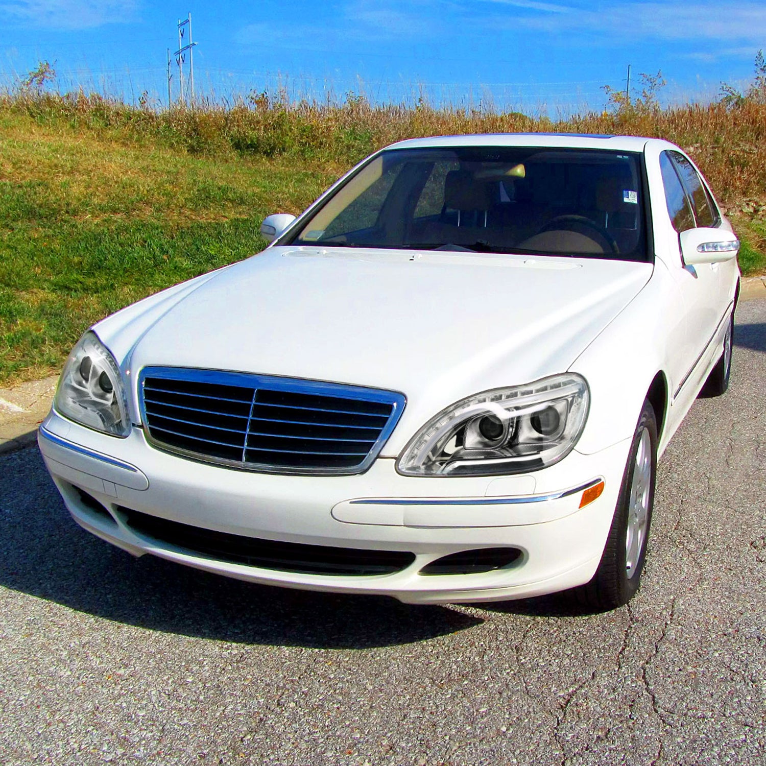 1998-2006 Mercedes Benz W220 S Class LED Headlights LED Signal Lights Chrome