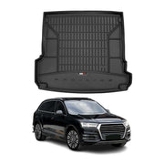 2017-2025 Audi Q7 Premium Cargo Liner Trunk Mat All Weather Heavy Duty Black
