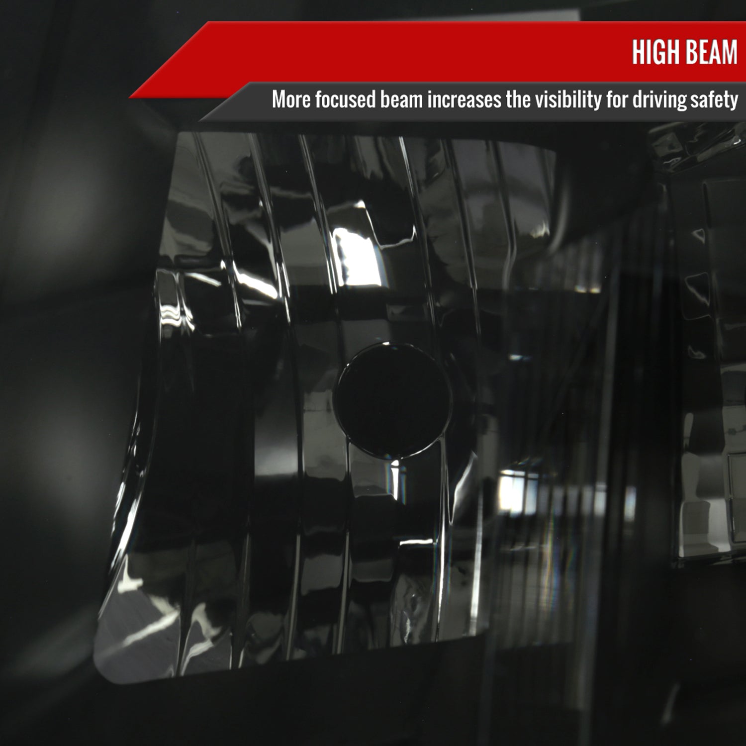 2010-2016 Cadillac SRX Projector Headlights Turn Signal LED Bar Smoke