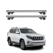 2008-2021 Toyota Land Cruiser Roof Rack Cross Bars Silver