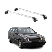 Roof Rack Cross Bars for Mercedes E Class S210 Wagon 1996-2002 Alu Grey 2x